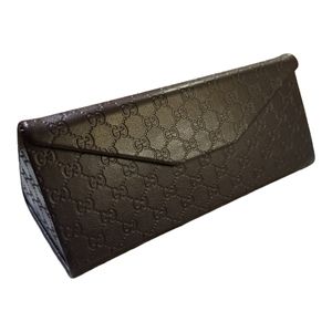 Gucci Brown Sunglasses Glasses Case Collapsible Designer Unisex